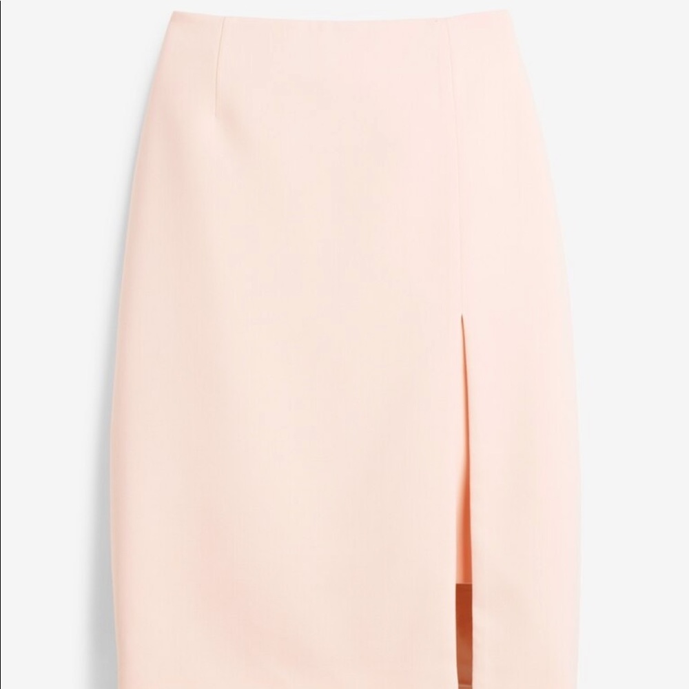 WHBM HIGH-SLIT PENCIL SKIRT